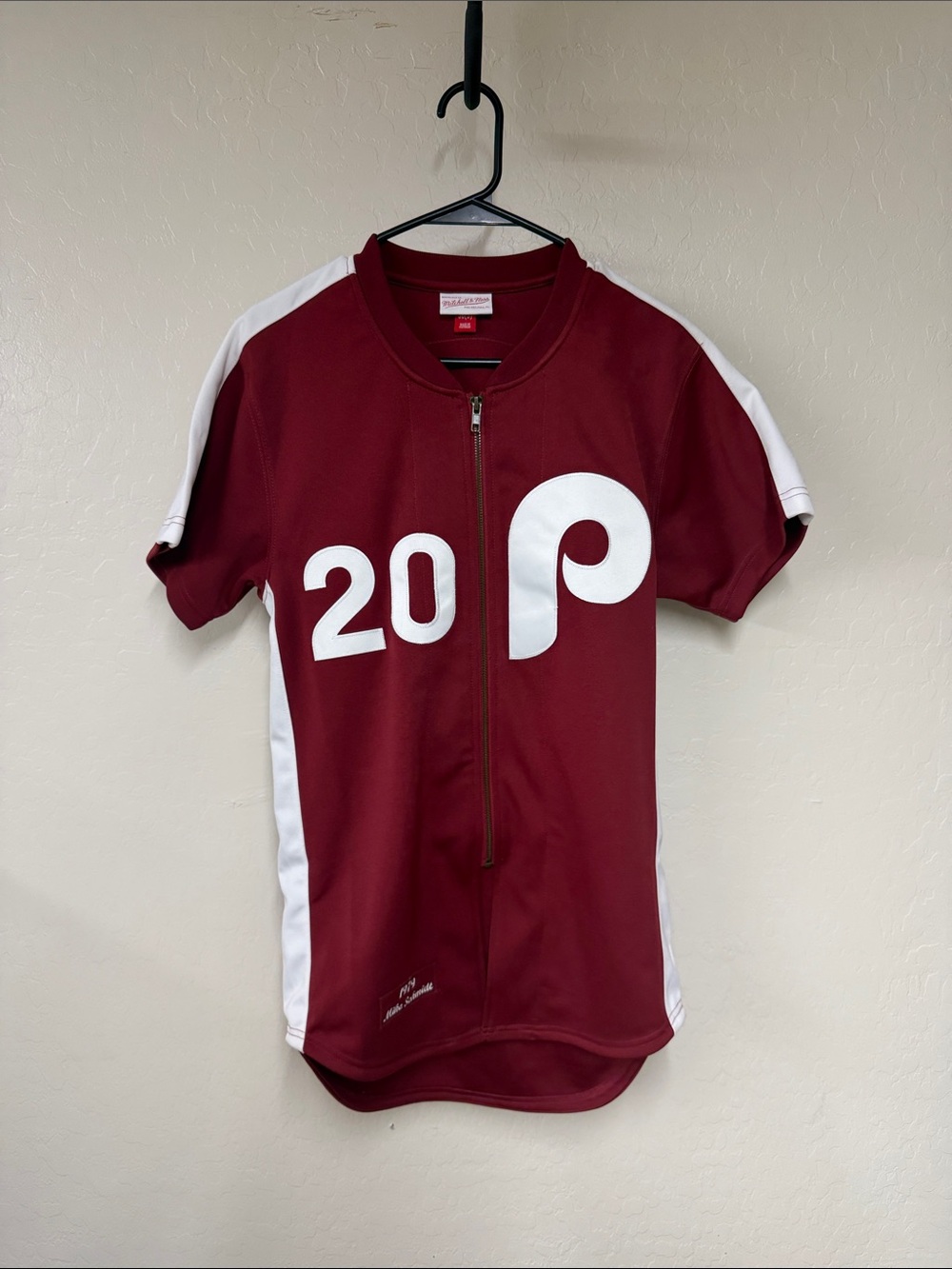 Mitchell & Ness Maroon Phillies Mike Schmidt 1979 Jersey Brand new